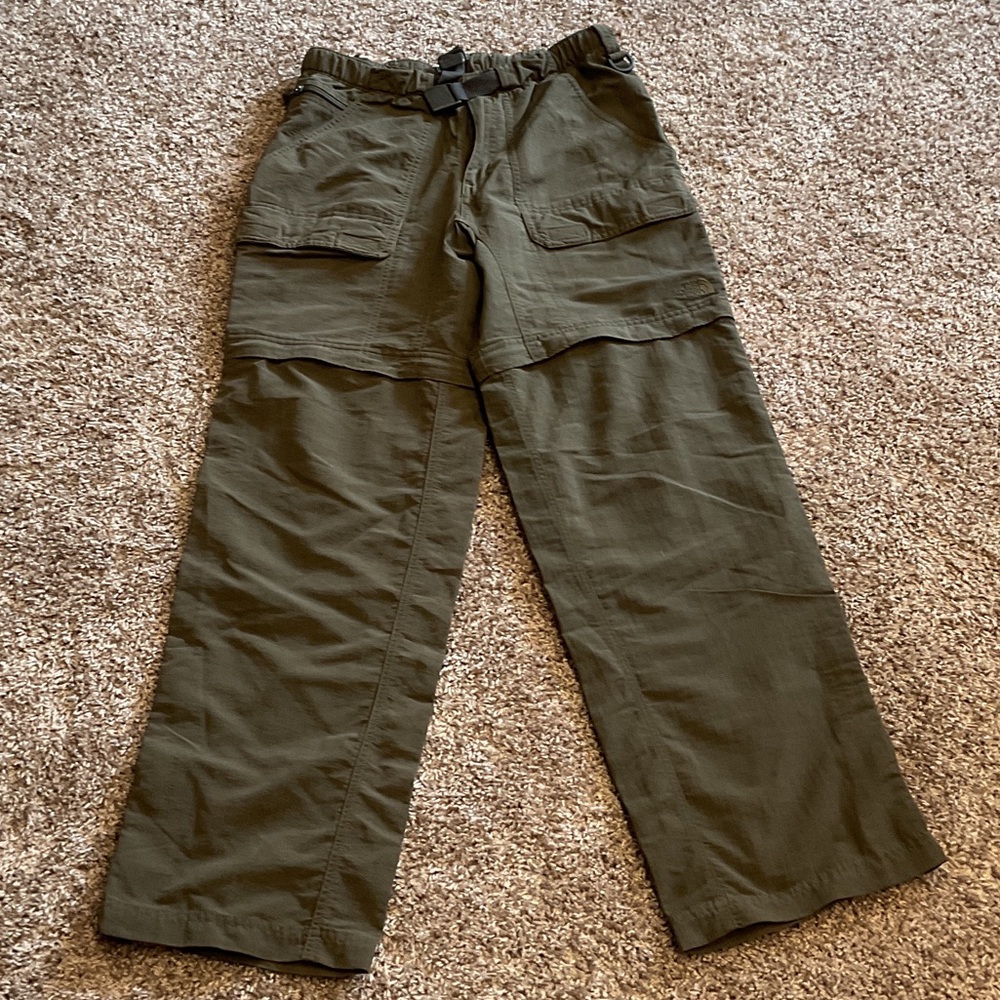 The North Face Men's Forest Green Cargo Pants, Size M